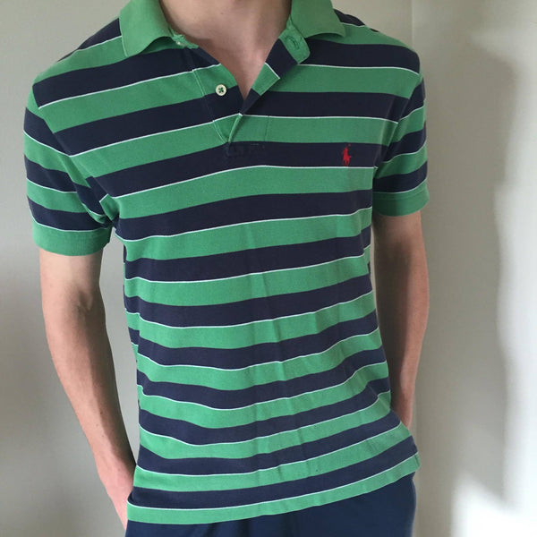 Ralph Lauren Green and Navy Polo